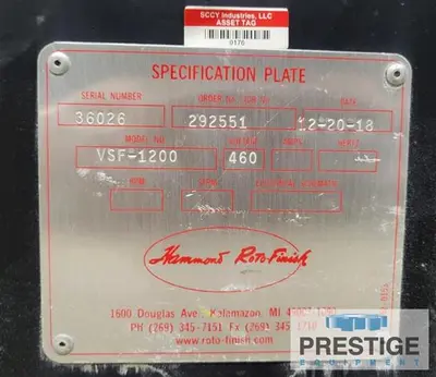 USED 2018 HAMMOND VSF-1200