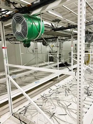 (3) Two Story Rolling Flood Grow Tables by Innovative Growers Equipment