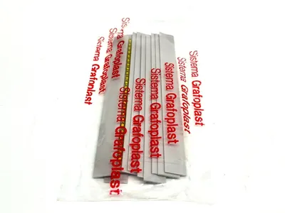 117 | Grafoplast  Wire Markers N Black on Yellow 10 Strips 9TFX16 - New