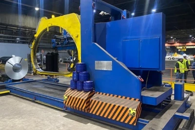 Used 2014 SAMUEL STRAPPING SYSTEMS MEC DAGI 1800 Wrapping Machines New Jersey US | National Machinery Exchange #1500021