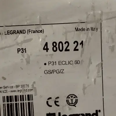 New | in-Stock Legrand Cable Support Connection Piece P31 ECLIC 60 GS/PG/Z Misc Electrical & Power Parts Michigan US | Maverick Industrial Sales #1395849