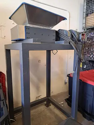 Shredder, Recycling, Waste, Mild Steel, 13" x 15", 5.5 kW, #5991730