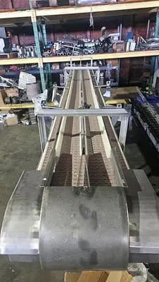 USED CUSTOM MANUFACTURING MATT TOP CONVEYOR