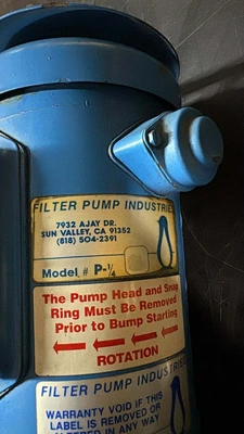 Filter Pump Industries P-1/4 Accessories | Global Machine Brokers, LLC (5)