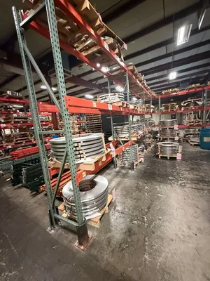GLOBAL INDUSTRIAL 24” Deep x 10’ tall x 92” Storage Racks & Totes | Global Machine Brokers, LLC (3)