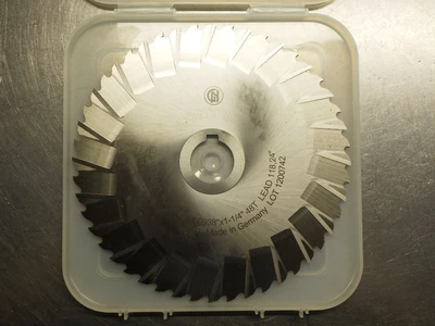 Controx 8" x 3/32" HSSCo Slot Saw 1.25" Arbor 48 Teeth 244693 (LOC3259)