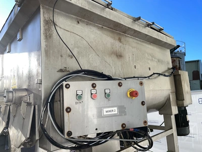 1800L Iozzelli S/S Twin U-Trough Mixer Model BL1800V