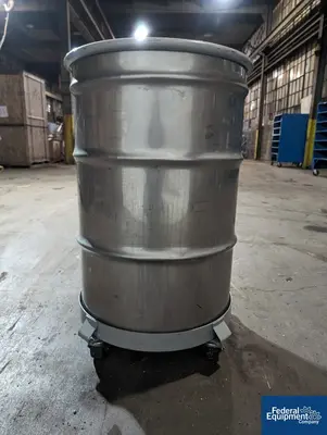 N/A 55 Gal Stainless Steel Drum