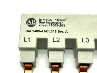 Used Allen-Bradley 1489-AACL318 Bus Bars & Plugs Michigan US | Maverick Industrial Sales #1489770