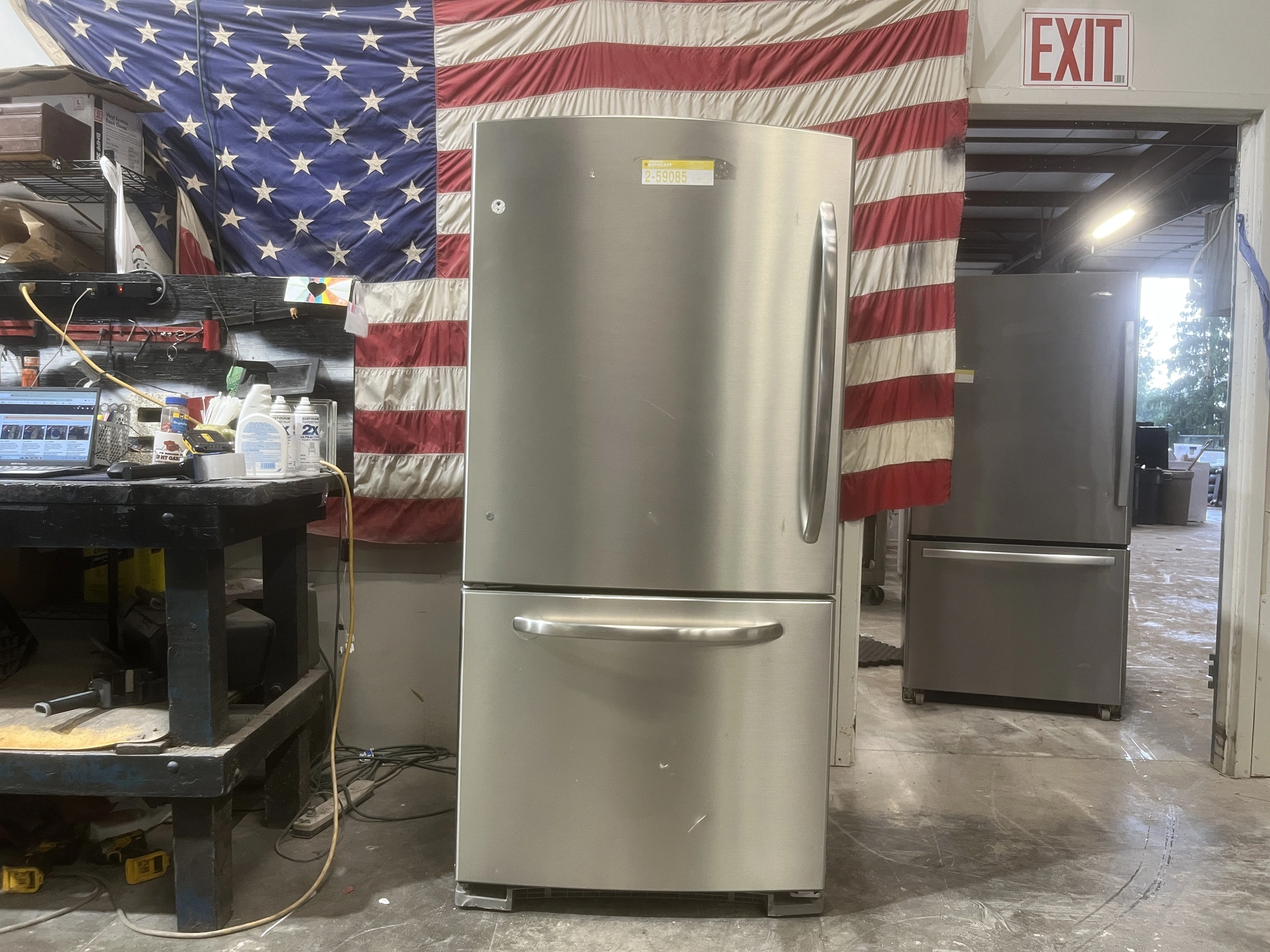 Used GE FREEZER ON BOTTOM Refrigerators Michigan US | Miedema Asset Management Group #1425114