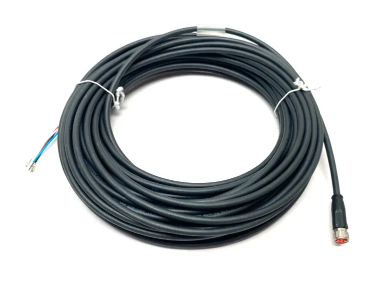 Used BECKHOFF SINGLE ENDED POWER CABLE M8 STRAIGHT 4-PIN 15M LENGTH Cable & Wire | Maverick Industrial Sales #1111451