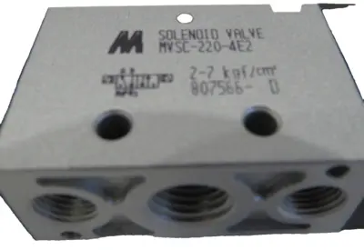 NEW MINDMAN MVSC-220-4E2 SOLENOID VALVE MVSC2204E2
