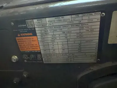 Used DOOSAN G33N7 Material Handling (misc) Ohio US | HGR 24 #1405028