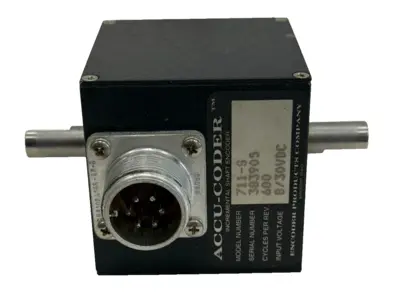 NEW ACCU-CODER 711-S INCREMENTAL SHAFT ENCODER 8/30VDC 600 PULSES PER REV 711S