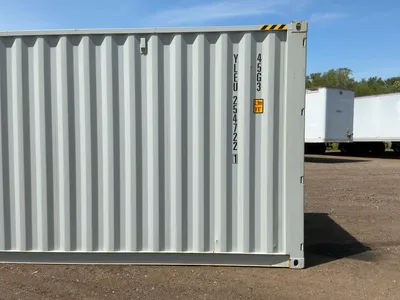 2026 40’L x 8’W x 9’ 6”T High Cube Shipping/Ground Container, swing doors on one end and four sets o...