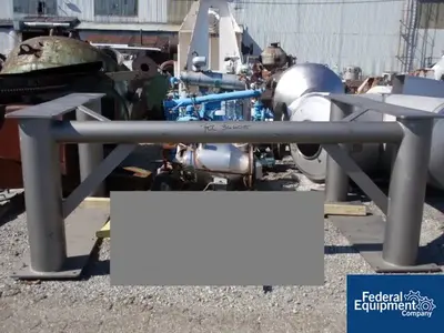 USED Patterson-Kelley 60 Cu Ft P-K Twin Shell Cross-Flow Twin Shell Blender, S/S, 115# Density