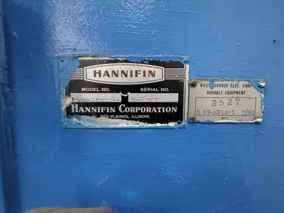25 TON HANNIFIN C-FRAME HYDRAULIC PRESS: YOBRO #24741