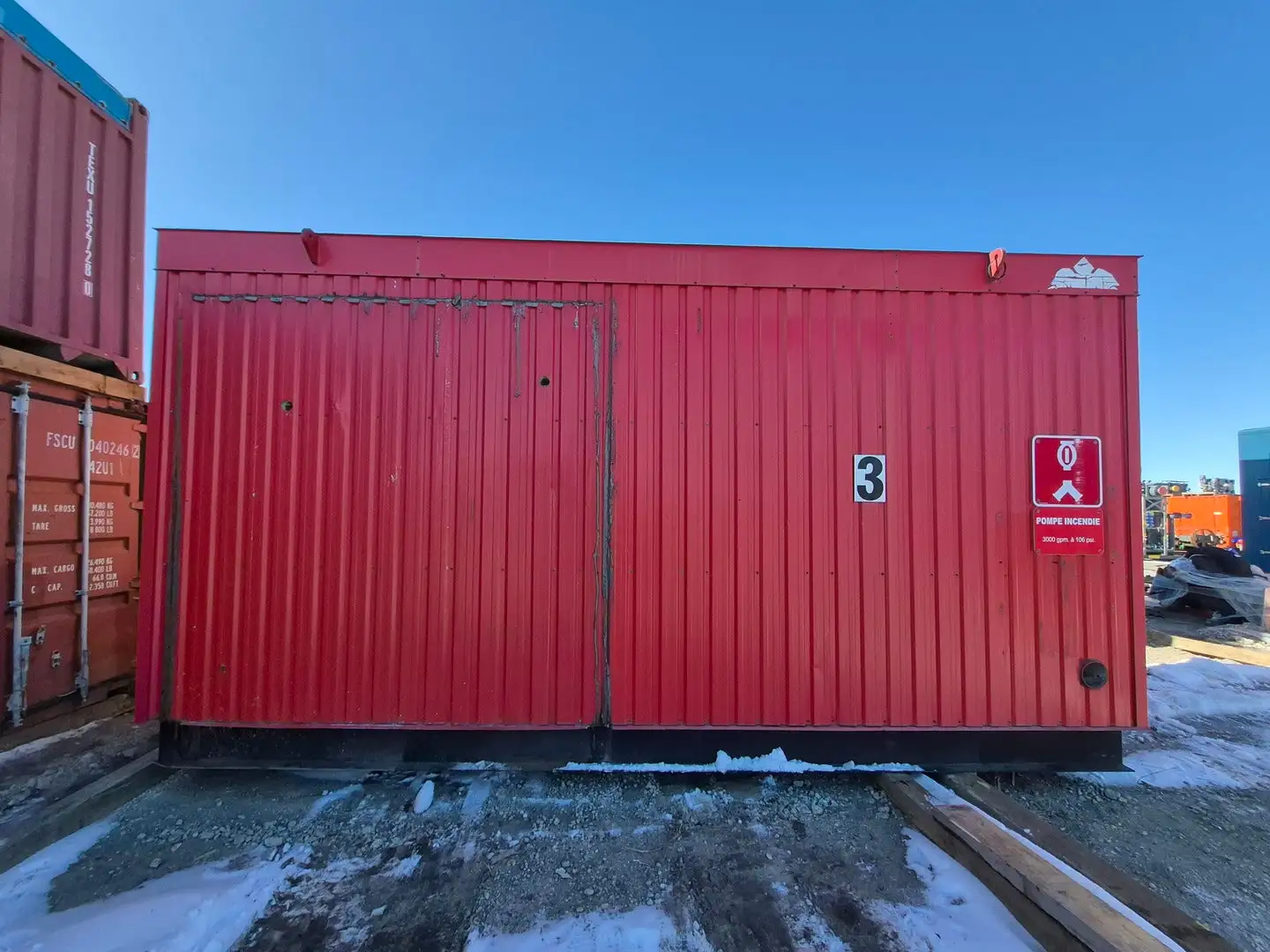 Containerized Foam Fire Suppression System w/ Deluge Valve, Potter Controls & Piping Manifold