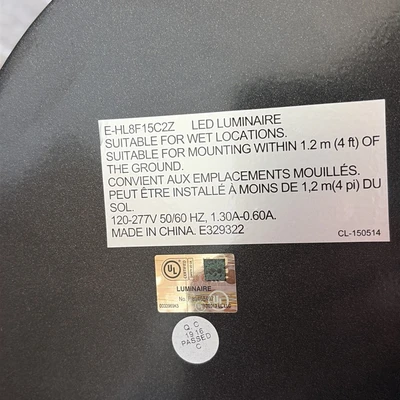 New | in-Stock Premium E -HL8F15C2Z Lighting Indiana US | J&J Industrial Supply #1418221