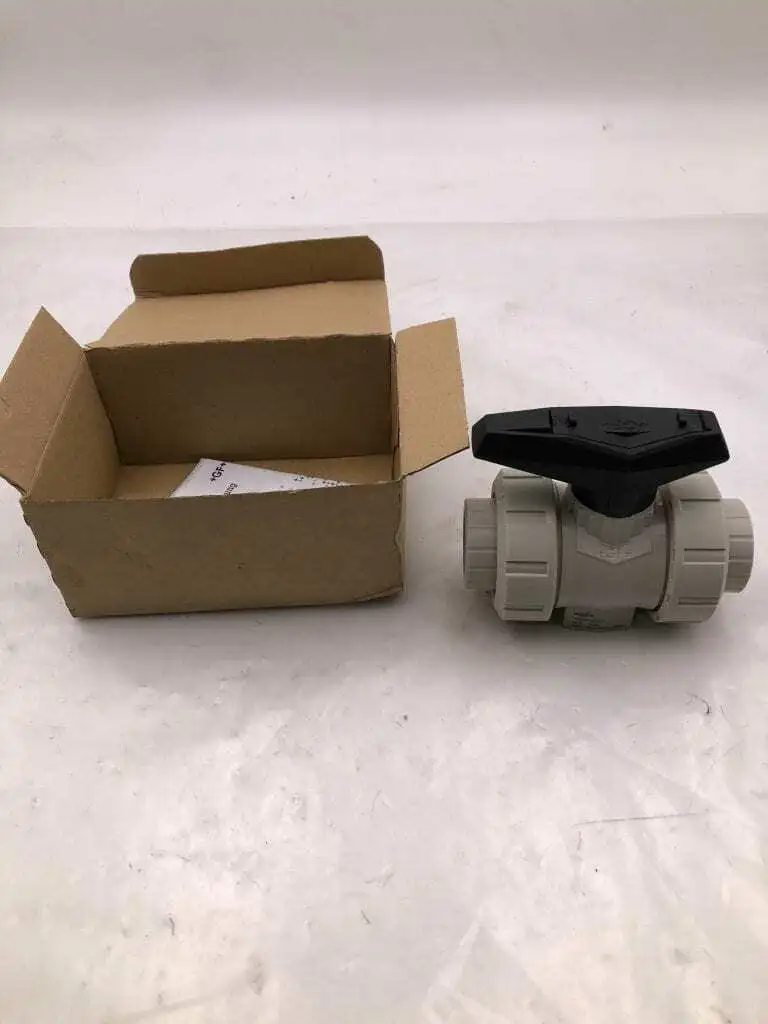 +GF+ Georg Fischer 161 546 343 3/4″ PVC-U True Union Ball Valve DN20 -NIB