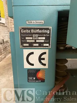USED 1997 BUTFERING ECO 111-E WIDE BELT SANDER