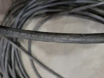 SOOW Power Cord 14 AWG 3 Conductor 600V w/ Plug 15A 125V