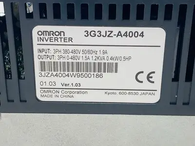New | in-Stock OMRON 3G3JZ-A4004 Power Inverters | Maverick Industrial Sales #1112806