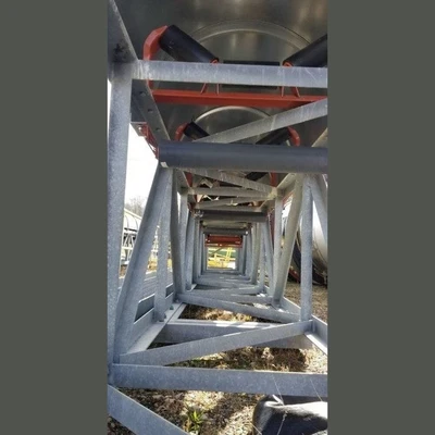 30in x 160ft Inclined Covered Conveyor