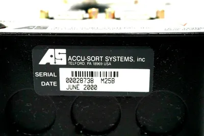 NEW ACCU-SORT SYSTEMS M25B SMALL SCANNER INTERFACE