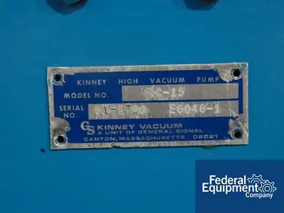 USED Kinney KC 15 KINNEY VACUUM PUMP, 3 HP