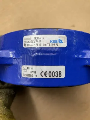 KSB 3G6K3GXV Ductile Iron 3″ Manual Butterfly Valve 232PSI DN100