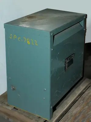 SPC7822  Transformers and Switchgear 27 kva GS Hevi-Duty Electric dry transformer, 460 delta high voltage, 230Y/133 low voltage, 3 phase