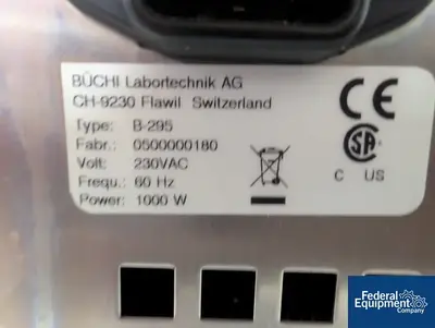 USED BUCHI Buchi B-290 Spray Dryer with B-295 Inert Loop