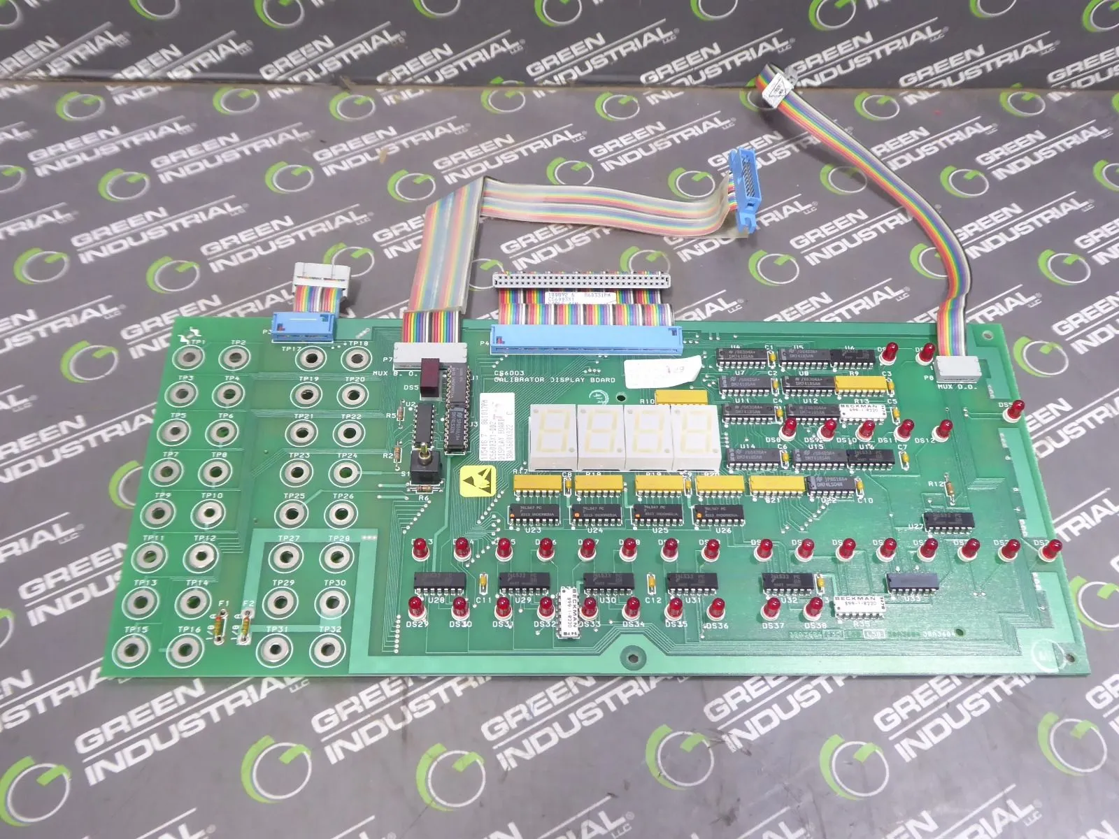 Fisher 38A3680X022 Provox Calibrator Display Board CS6003 Rev. C Used