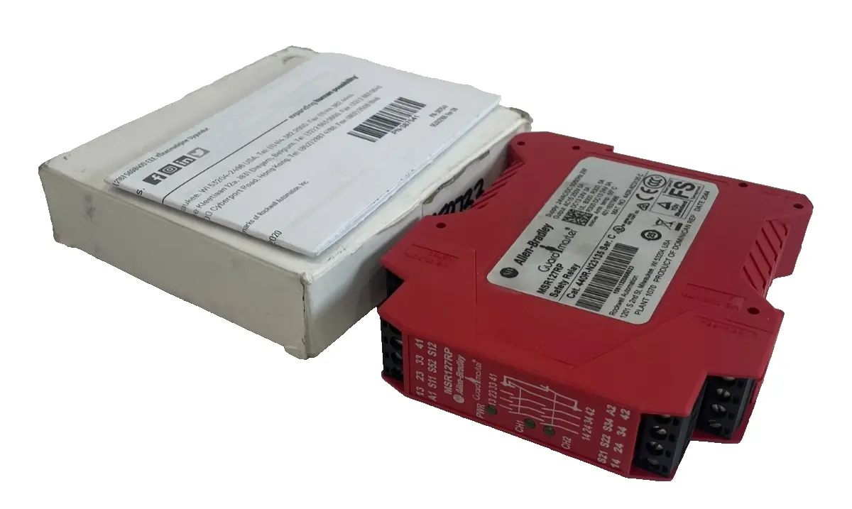 NEW ALLEN BRADLEY 440R-N23135 SAFETY RELAY SER. C 440RN23135 NEW, SURPLUS
