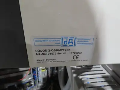 IWKA TFS-10 Hot Air Tube Filler/Sealer Machine  -Incomplete Unit-