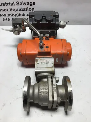 Kace F1 680 Floating Ball valve 1 1/2″-150 316 Stainless steel Bettis Actuator