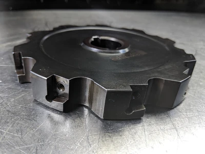 Seco 5.5" Indexable Slot Milling Cutter 1" Arbor D-112201 (LOC2852A)