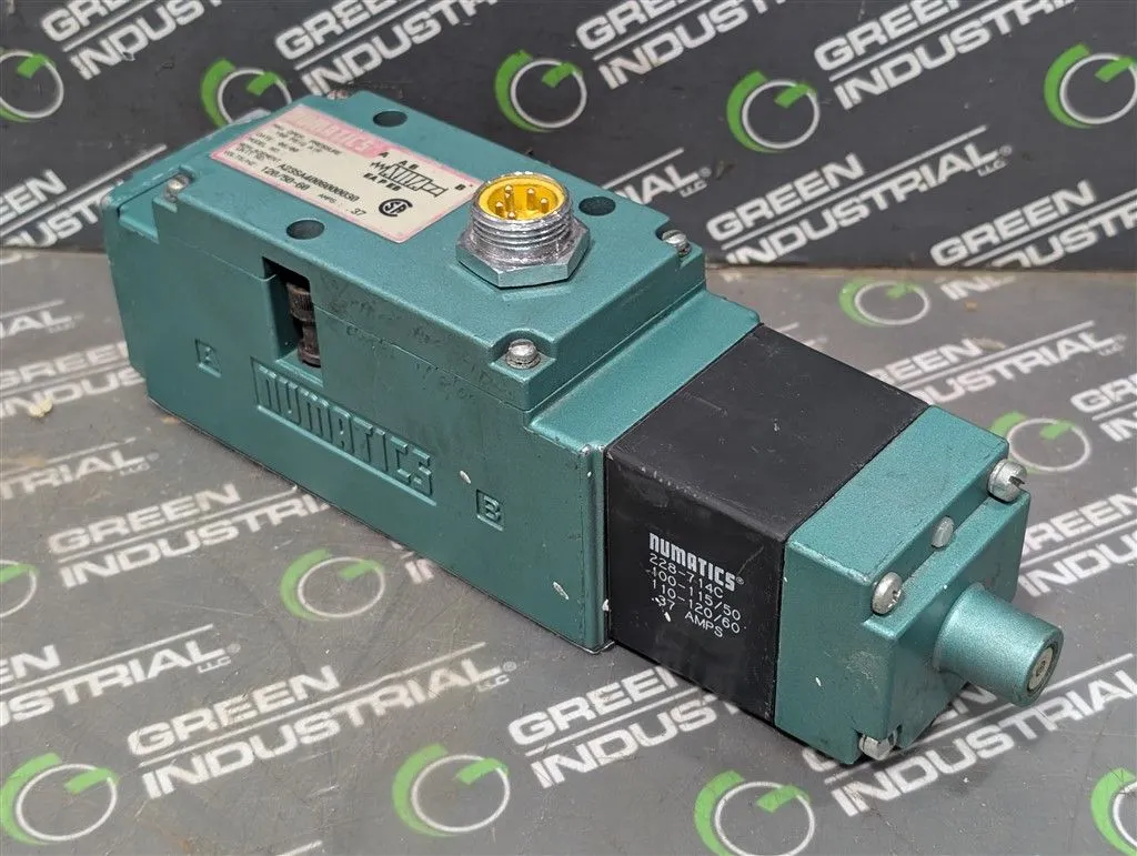 Numatics A23SA4008000030 Solenoid Valve 120/50-60 .37A 150 PSIG Air Used