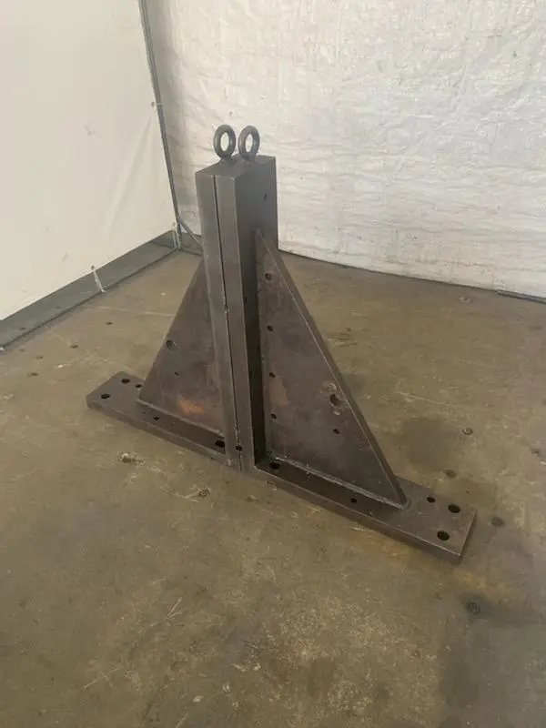 (2) 7" x 36" x 26" ANGLE PLATES. STOCK #0104423.