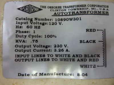 USED OSBORN 10890W301