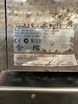 Label-Aire and Hitachi Jet Printer