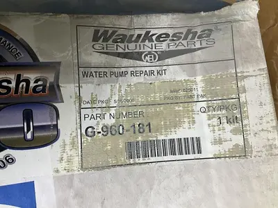 Waukesha Water Pump Kits PN G-960-181