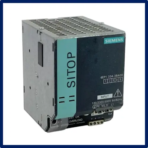 Used SIEMENS 6EP1334-3BA00 DIN Rail Power Supplies Texas US | CNC TOOLS LLC #882635