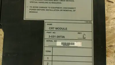 Cincinnati Milacron 3-531-3973A - CRT Module AUC