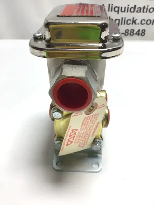 Asco NPK8316A54E Red Hat Solenoid Valve 3/8″ NPT 125VDC 10-175 PSI 17.4Watts