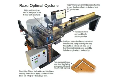 RazorGage RazorOptimal Cyclone Optimizing Saw System