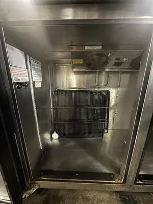 174-0235 Glastender 60" Glass Door Self Contained Back Bar Bottle Cooler