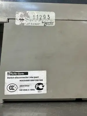 Schneider Load isolator Interpact INS-1600 switch disconnector (2.6.1)
