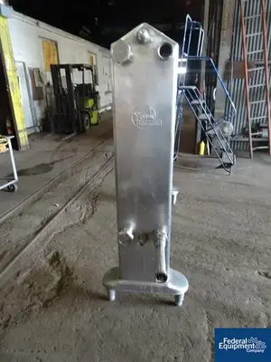 USED York-Shipley 55 Sq Ft York Plate Heat Exchanger, S/S
